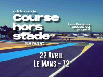 Course hors stade (Critérium) Bugatti - Le Mans