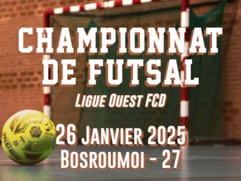 FUTSAL (Championnat LO) - Bosroumois